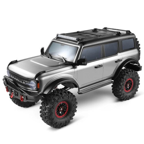 Wltoys 104020 RTR 1/10 2.4G 4WD RC Car Rock Crawler Off-Road Climbing Truck Full Proportional LED Light Vehicles Models Toys - Red Standard Version