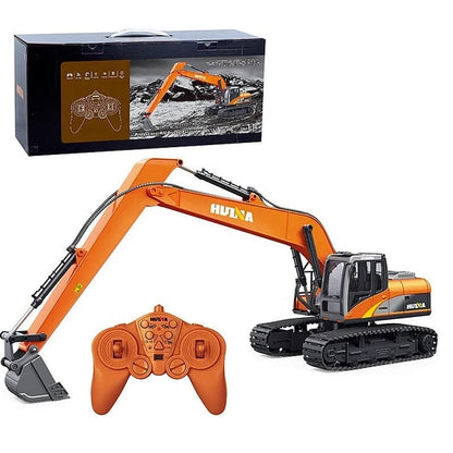 Huina 1551 fifteen Channels 1:14 Remote Control Alloy Long Arm Excavator Children'S Electric Toy Engineering Vehicle Model Toy