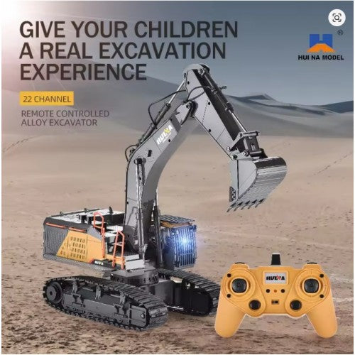 HUINA 1592 RC Excavator 1:14 Scale 22 Channels 2.4G Semi-Alloy Remote control Engineering Crawler