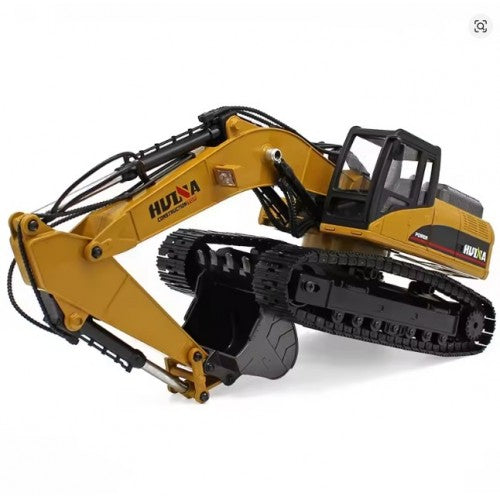 Huina 1580 23-Channel 1:14 Full-Scale Large Alloy Electric Excavator Digging Remote Control Engineering Vehicle Model