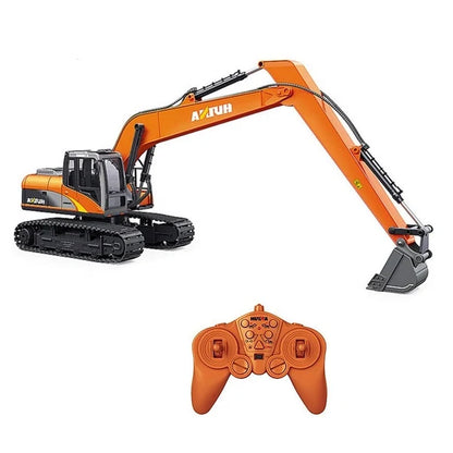 Huina 1551 fifteen Channels 1:14 Remote Control Alloy Long Arm Excavator Children'S Electric Toy Engineering Vehicle Model Toy