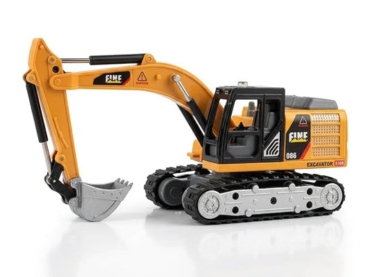 Premium Heavy Duty Engineering RC Excavator | 1:64 Scale Alloy Vehicle| mini excavator
