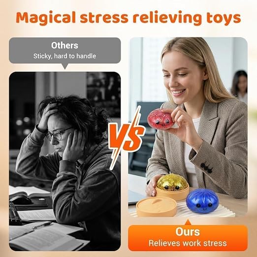 DaMpLiNg Squishy Ball | DaMpLiNg Squishy Mystery Box | Cute Big DaMpLiNg Stress Ball | Fidget Sensory Toy for Adults Anxiety Relief