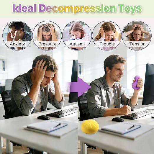 DaMpLiNg Squishy Ball | DaMpLiNg Squishy Mystery Box | Cute Big DaMpLiNg Stress Ball | Fidget Sensory Toy for Adults Anxiety Relief