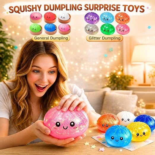 DaMpLiNg Squishy Ball | DaMpLiNg Squishy Mystery Box | Cute Big DaMpLiNg Stress Ball | Fidget Sensory Toy for Adults Anxiety Relief