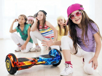 6.5 Inch Fast and Agile Hoverboard | Responsive Control and Robust Motor Power | LED LIghts Up Wheels | Bluetooth Speaker | Multi Colour| 120 kg capacity.