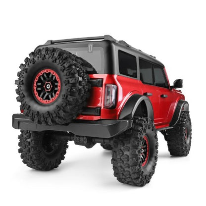 Wltoys 104020 RTR 1/10 2.4G 4WD RC Car Rock Crawler Off-Road Climbing Truck Full Proportional LED Light Vehicles Models Toys - Red Standard Version